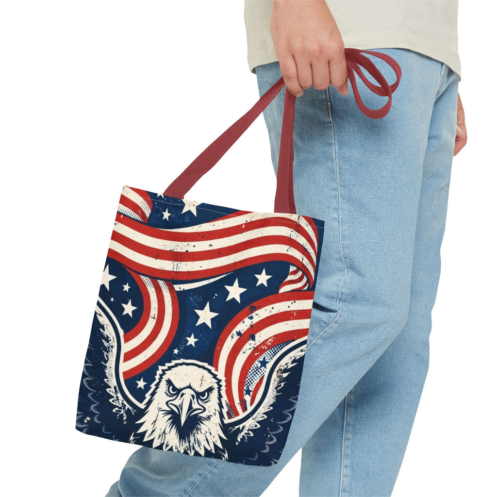 USA Eagle & Flag Tote Bag