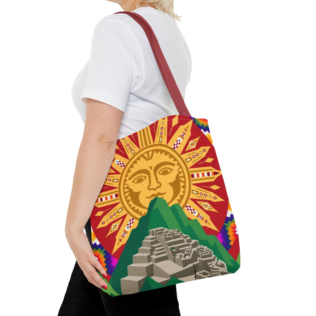 Peru Llama & Machu Picchu Tote Bag