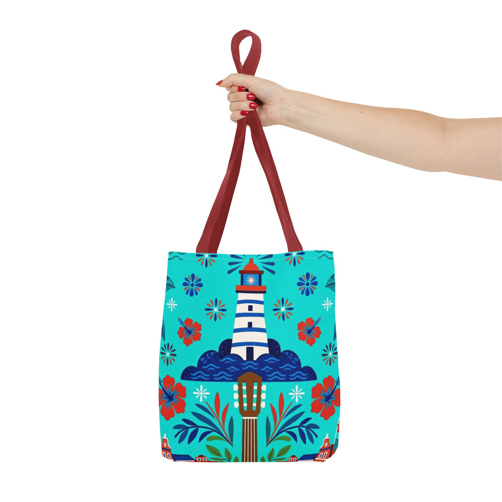 Dominican Republic Guitar & Maracas Tote Bag