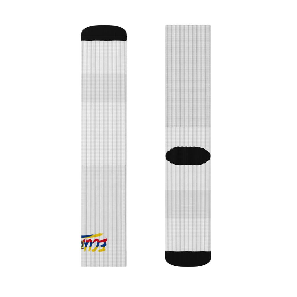 Ecuador Wordmark Socks - White