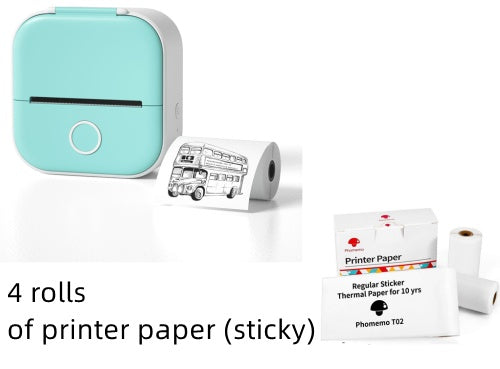 Portable Mini Thermal Label Printer, Bluetooth