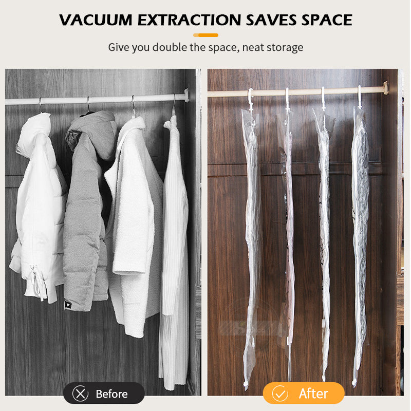 Vacuum Storage Bags for Clothes - Reusable Organizer