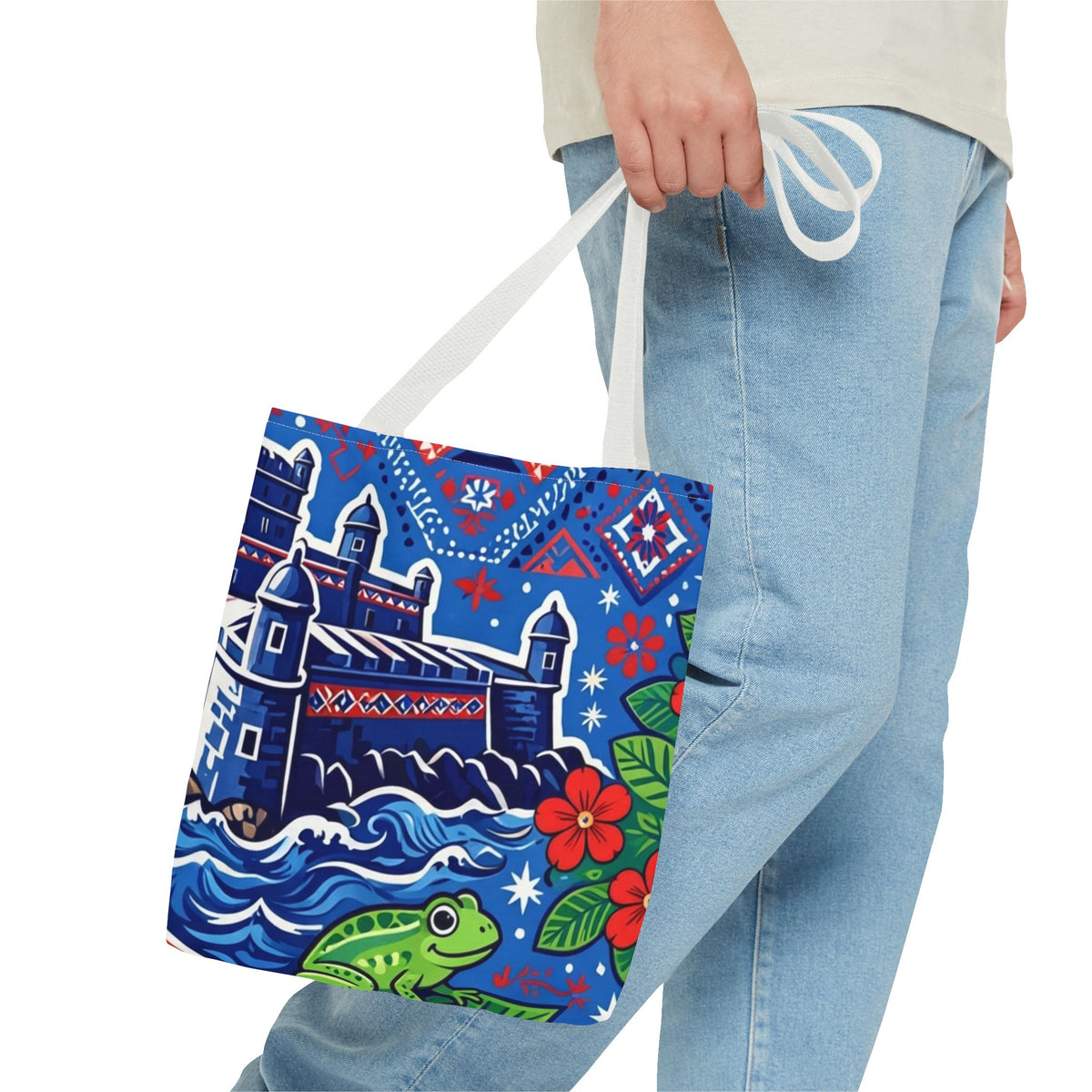 Puerto Rico El Morro & Coquí Tote Bag