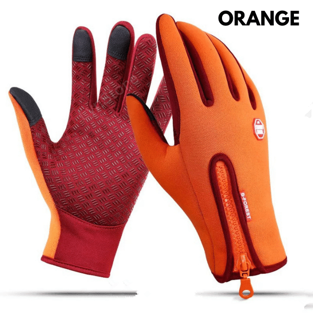 Heated Winter Gloves - Touchscreen, Waterproof, Fleece Lined