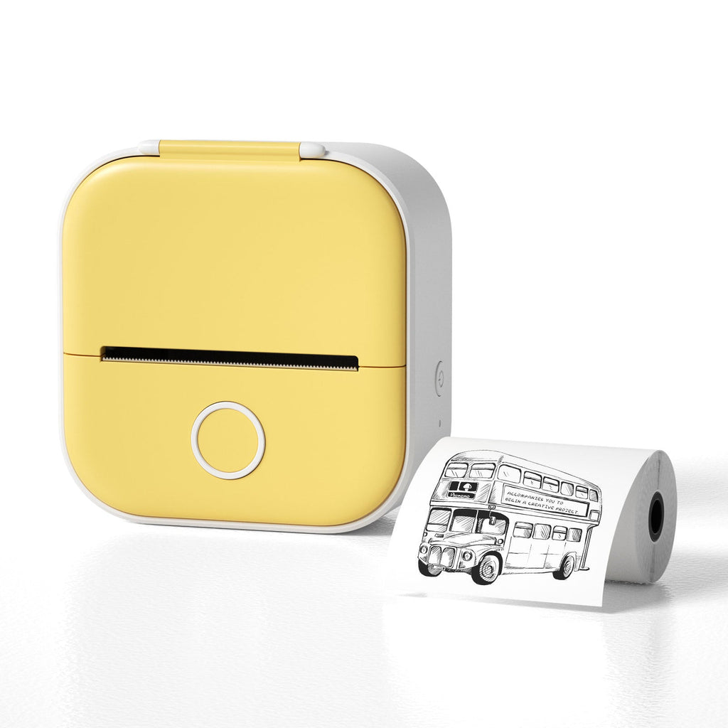 Portable Mini Thermal Label Printer, Bluetooth