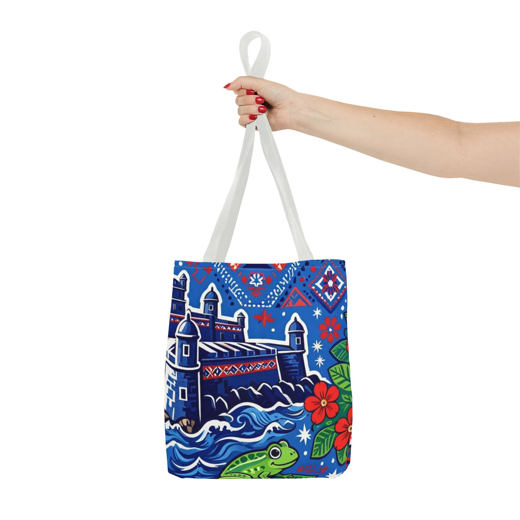 Puerto Rico El Morro & Coquí Tote Bag