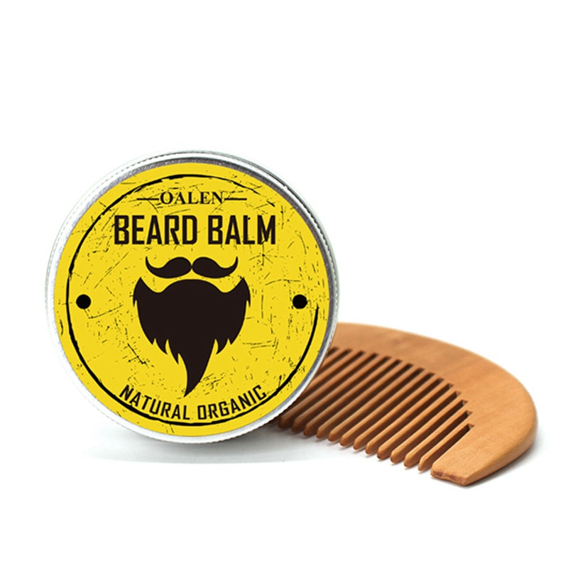 Men's Beard Care Set With Beard Balm And Oil