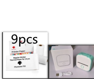 Portable Mini Thermal Label Printer, Bluetooth