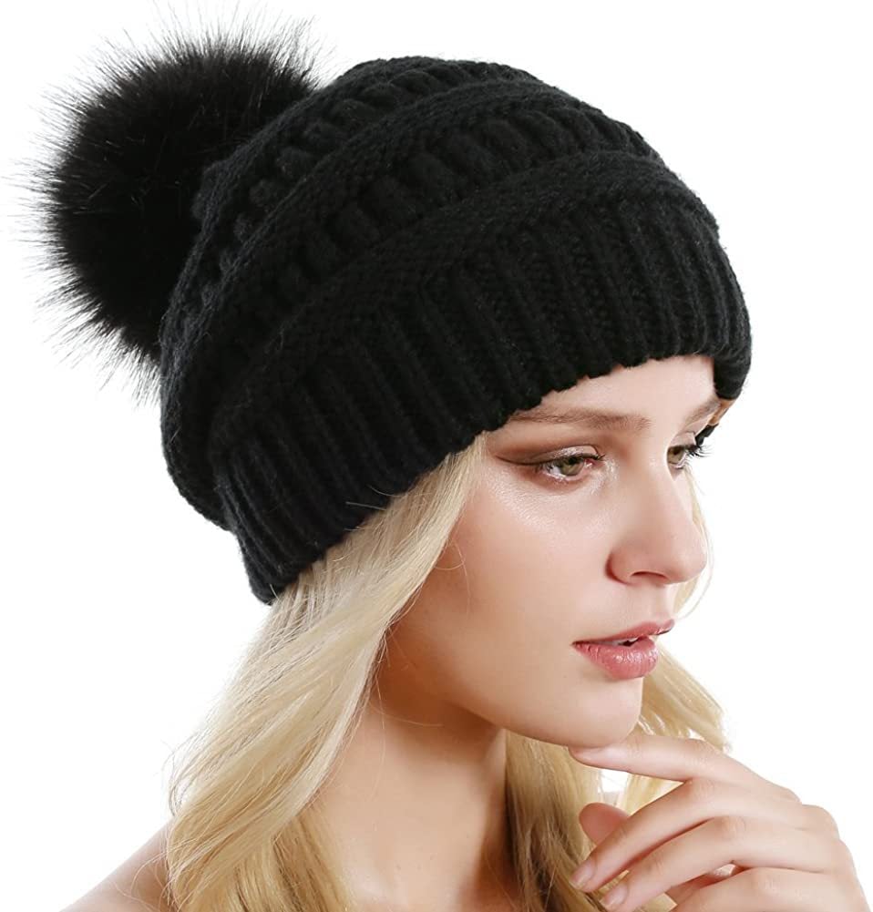 Warm Knitted Casual Winter Beanie Hat
