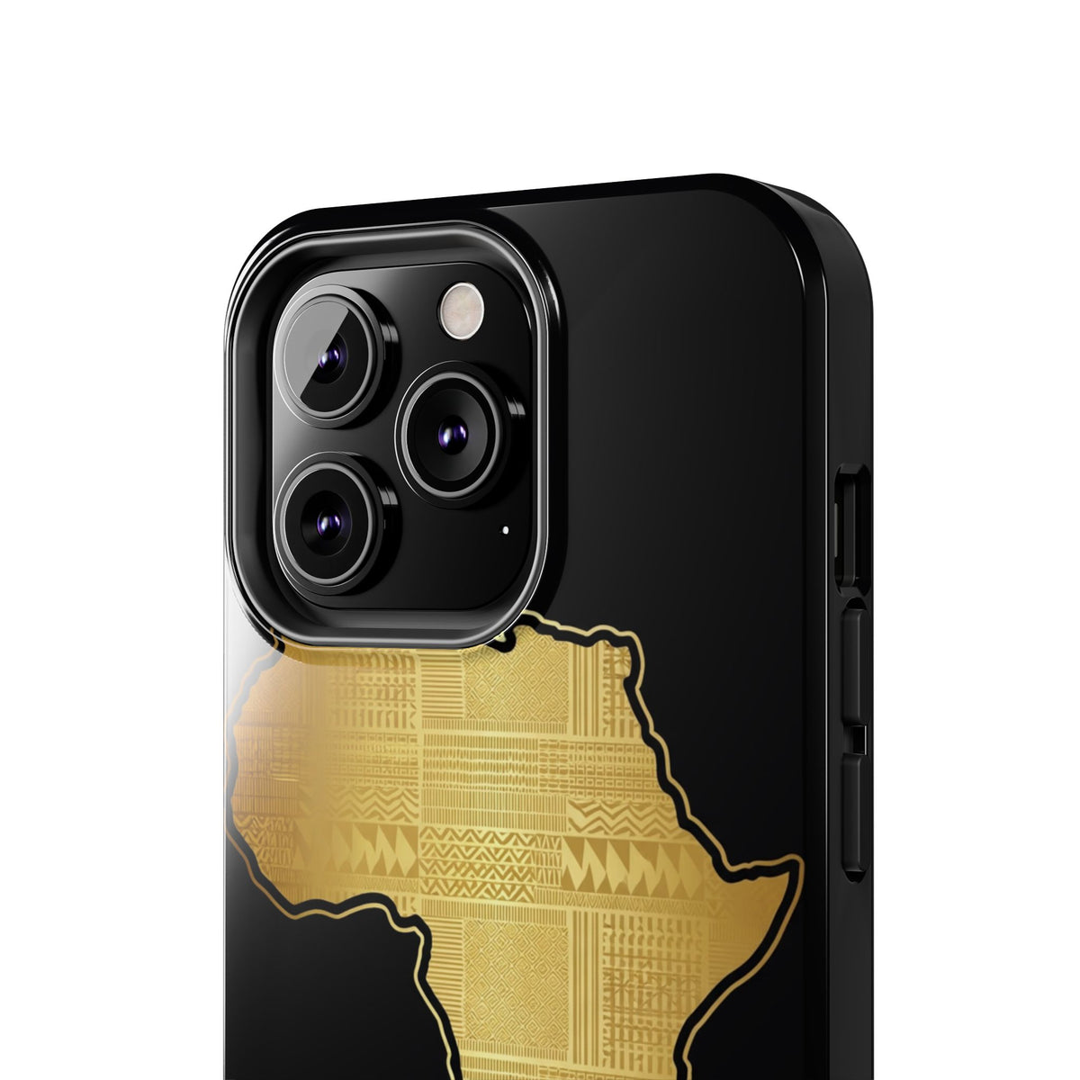 Africa Gold Map Phone Case