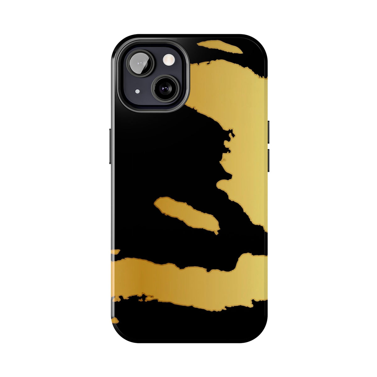 Haiti Gold Map Phone Case
