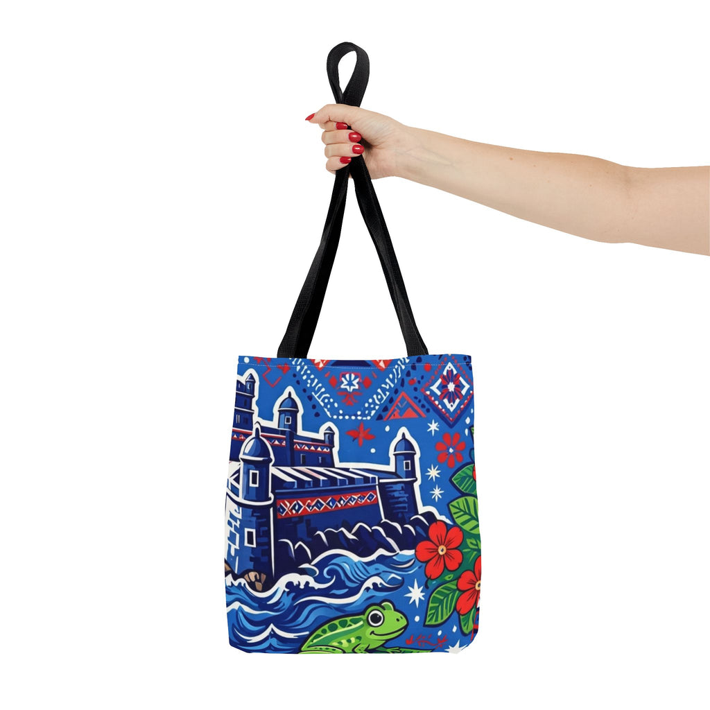 Puerto Rico El Morro & Coquí Tote Bag