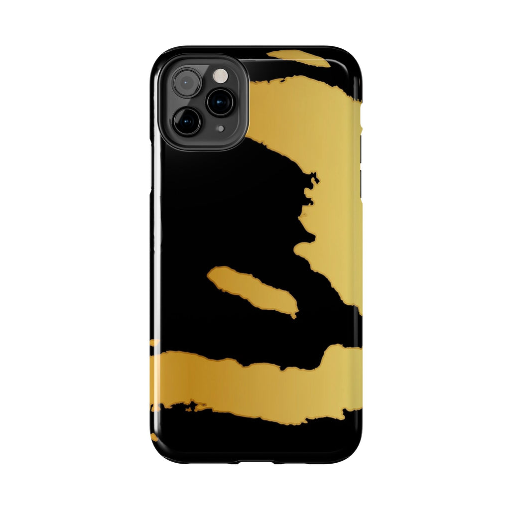 Haiti Gold Map Phone Case
