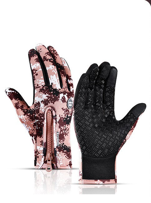 Heated Winter Gloves - Touchscreen, Waterproof, Fleece Lined