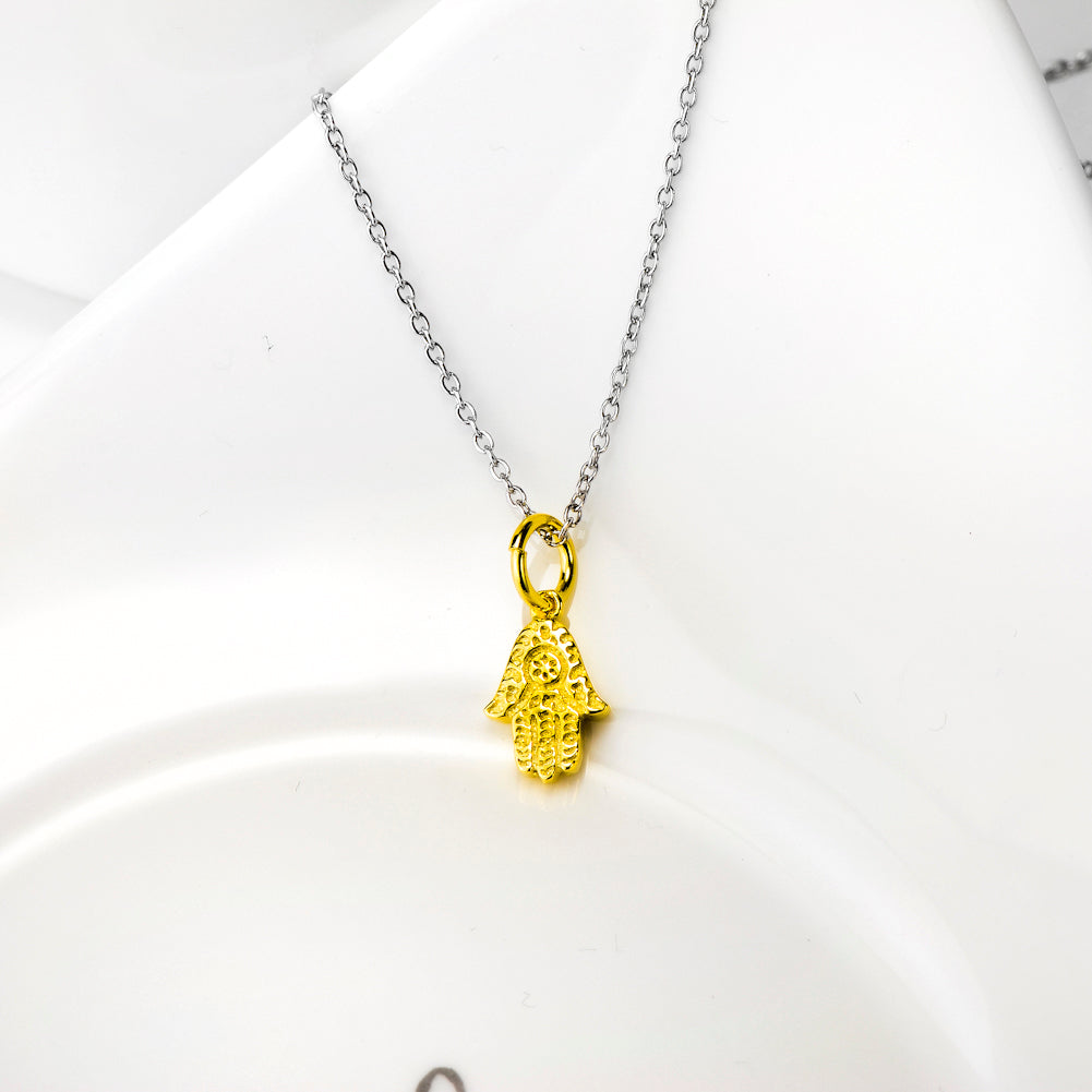 Gold Pendant, Corn Pendant, Women's Necklace