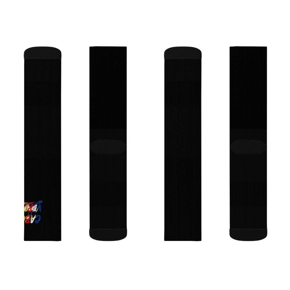 Cabo Verde Wordmark Socks - Black