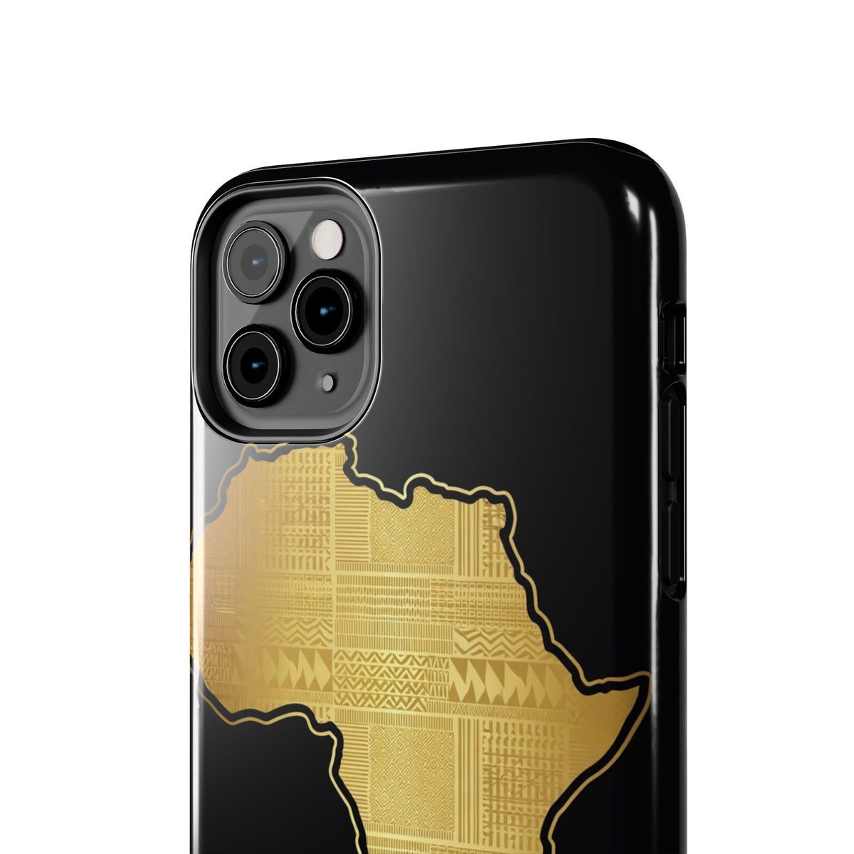 Africa Gold Map Phone Case