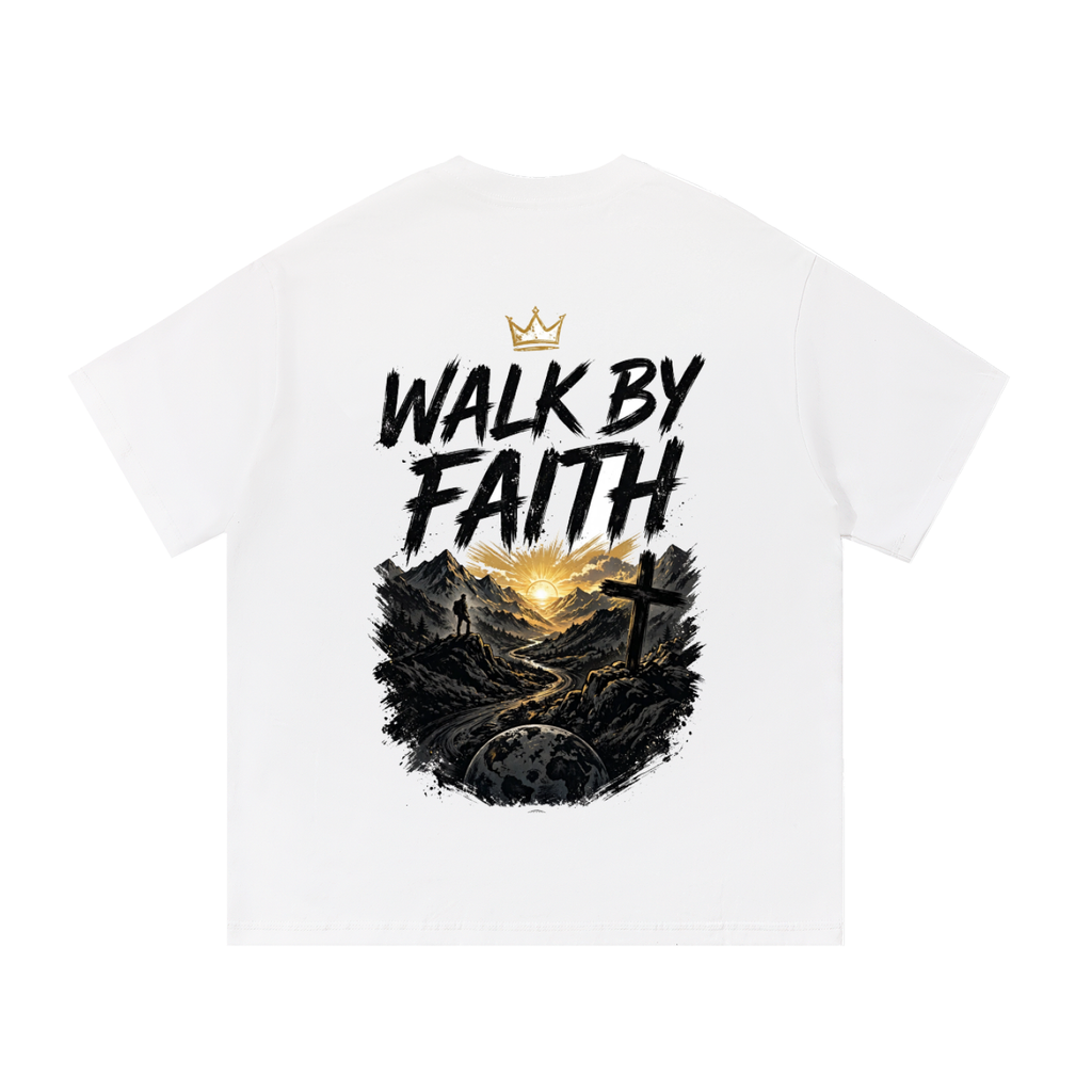 WORLDFORM Walk by Faith Tee - White