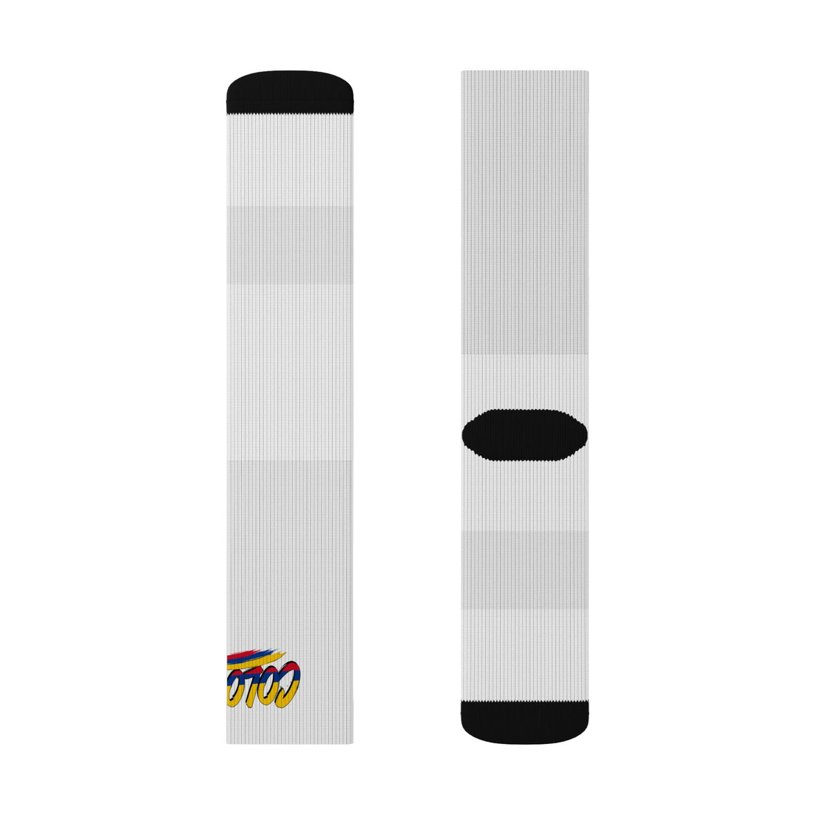 Colombia Wordmark Socks - White