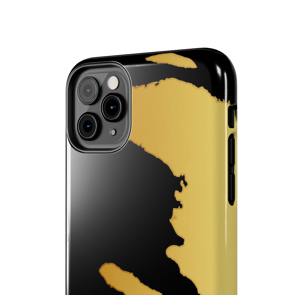 Haiti Gold Map Phone Case