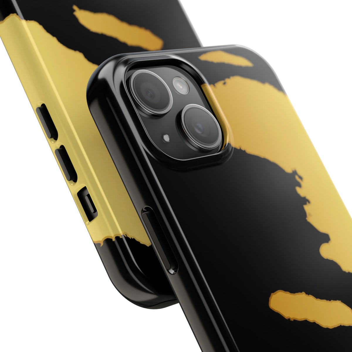 Haiti Gold Map Phone Case