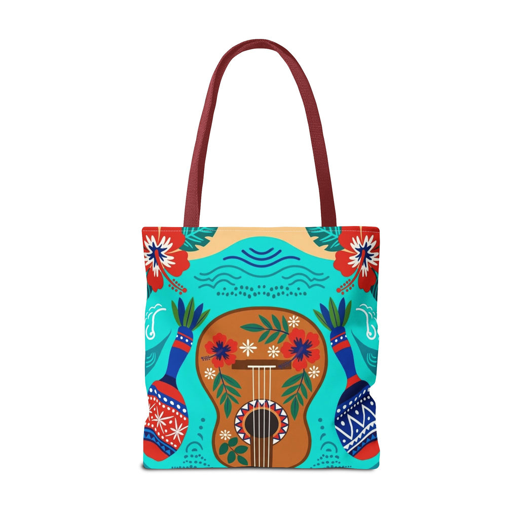 Dominican Republic Guitar & Maracas Tote Bag