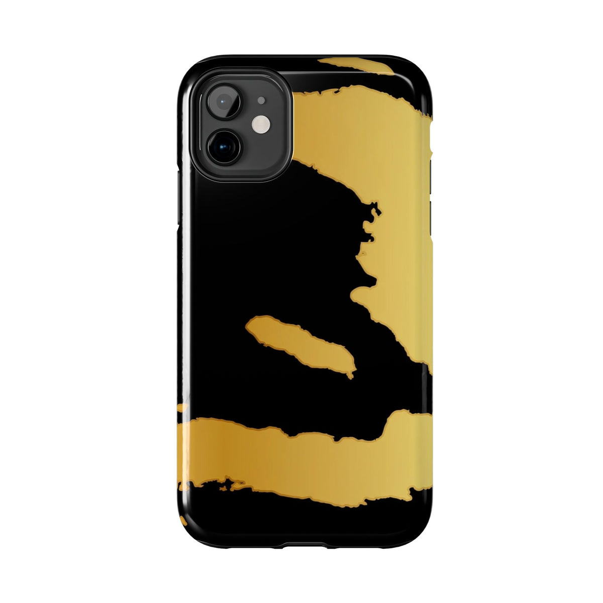 Haiti Gold Map Phone Case