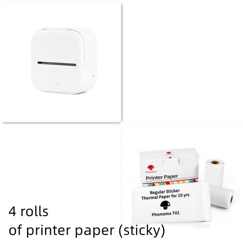Portable Mini Thermal Label Printer, Bluetooth