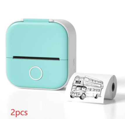 Portable Mini Thermal Label Printer, Bluetooth