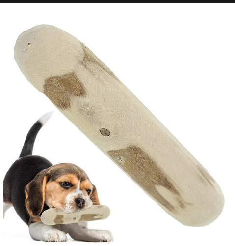 Dog Teething Toy - Natural Coffee Wood Chew Stick