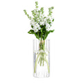 Modern Glass Vase 10 Inch - Clear Decorative Vase