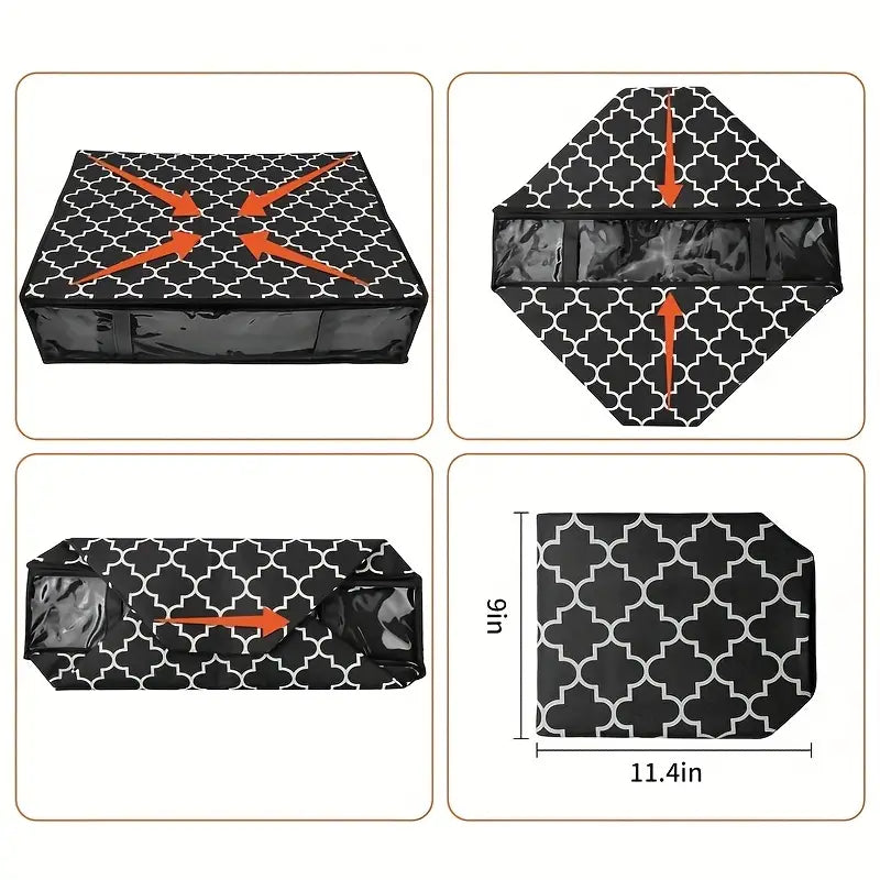 Under Bed Storage Bag with Transparent Window (1pc)