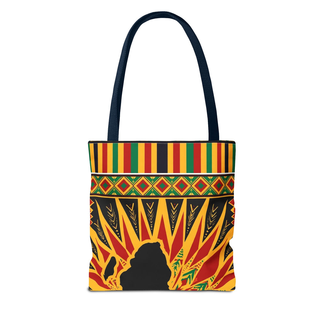 Africa Kente Sunburst Tote Bag