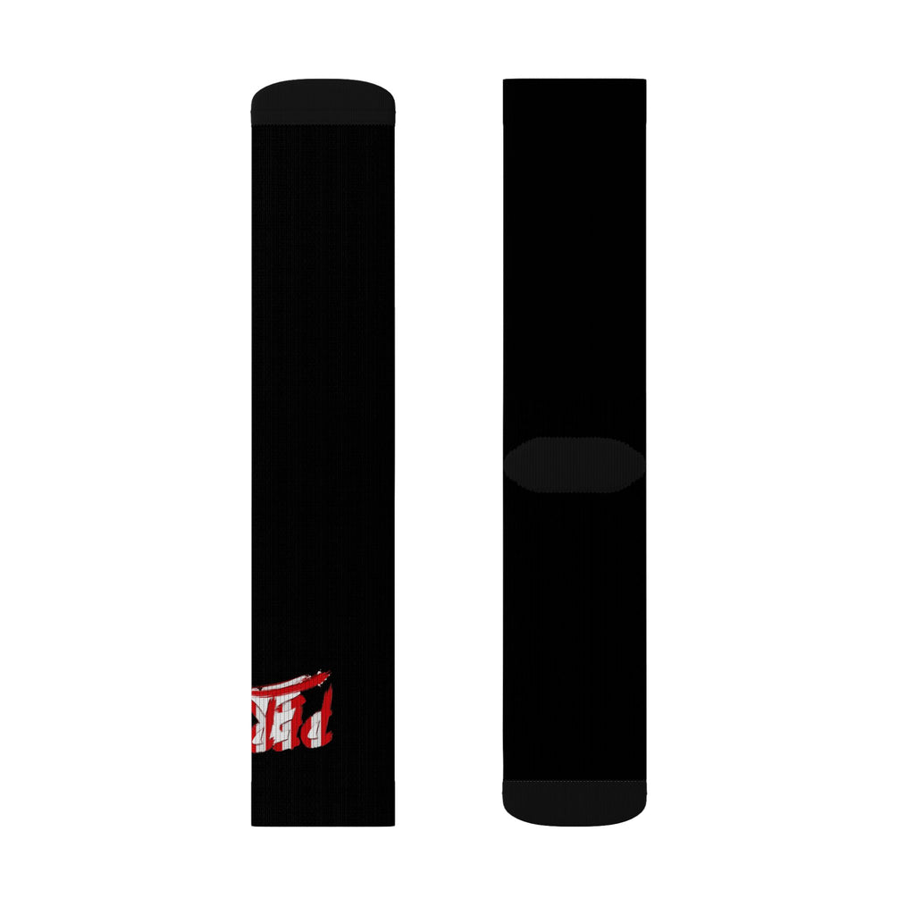 Peru Wordmark Socks - Black