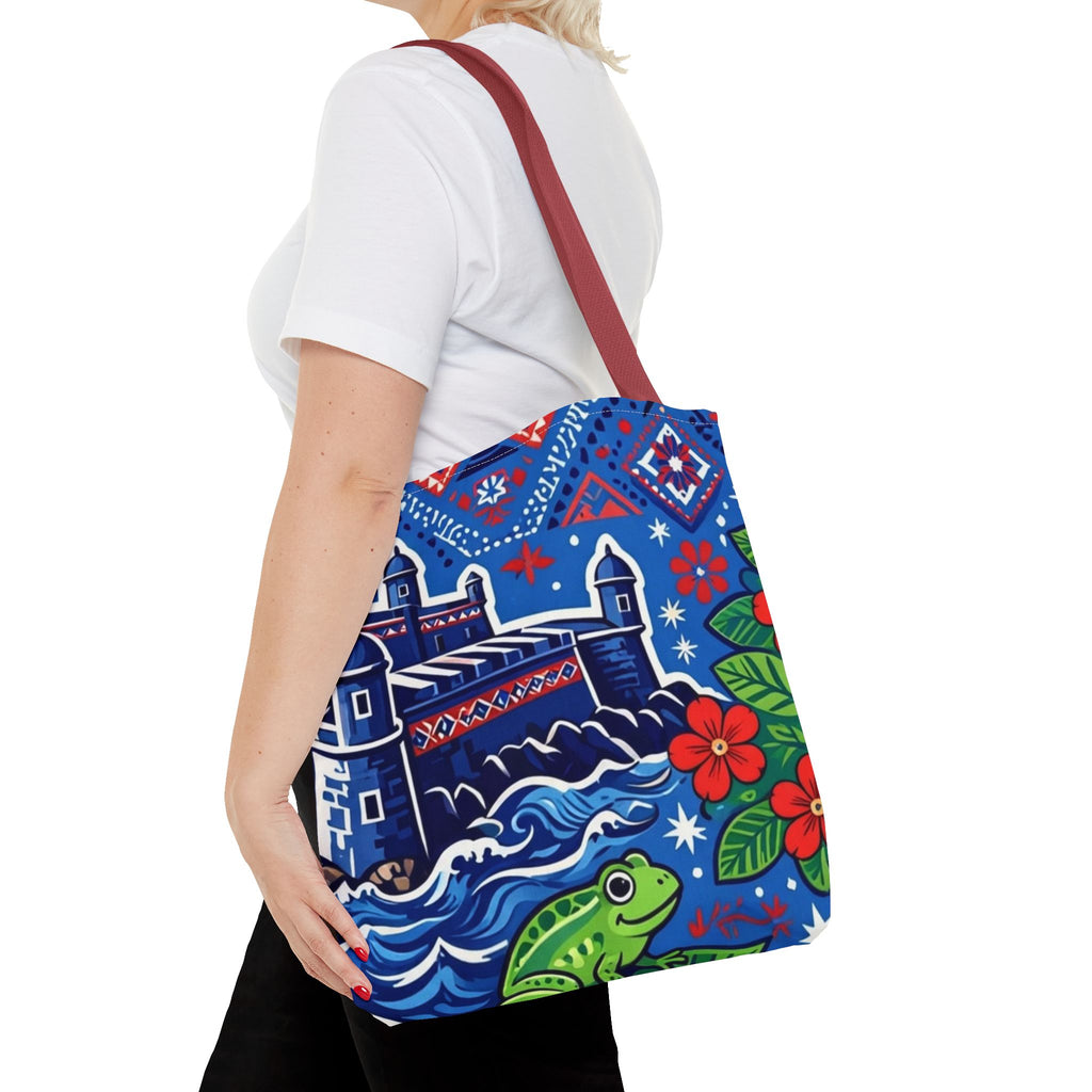 Puerto Rico El Morro & Coquí Tote Bag