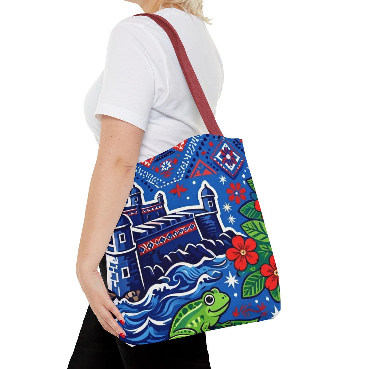 Puerto Rico El Morro & Coquí Tote Bag