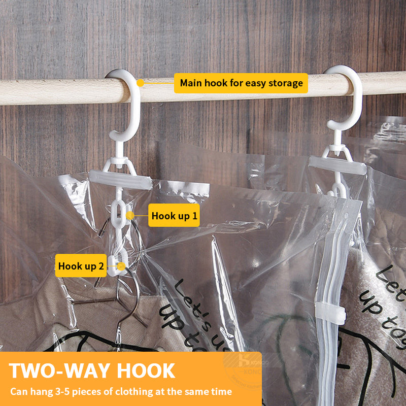 Vacuum Storage Bags for Clothes - Reusable Organizer