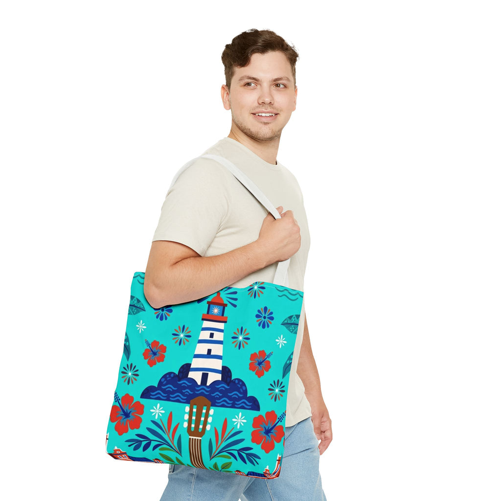 Dominican Republic Guitar & Maracas Tote Bag