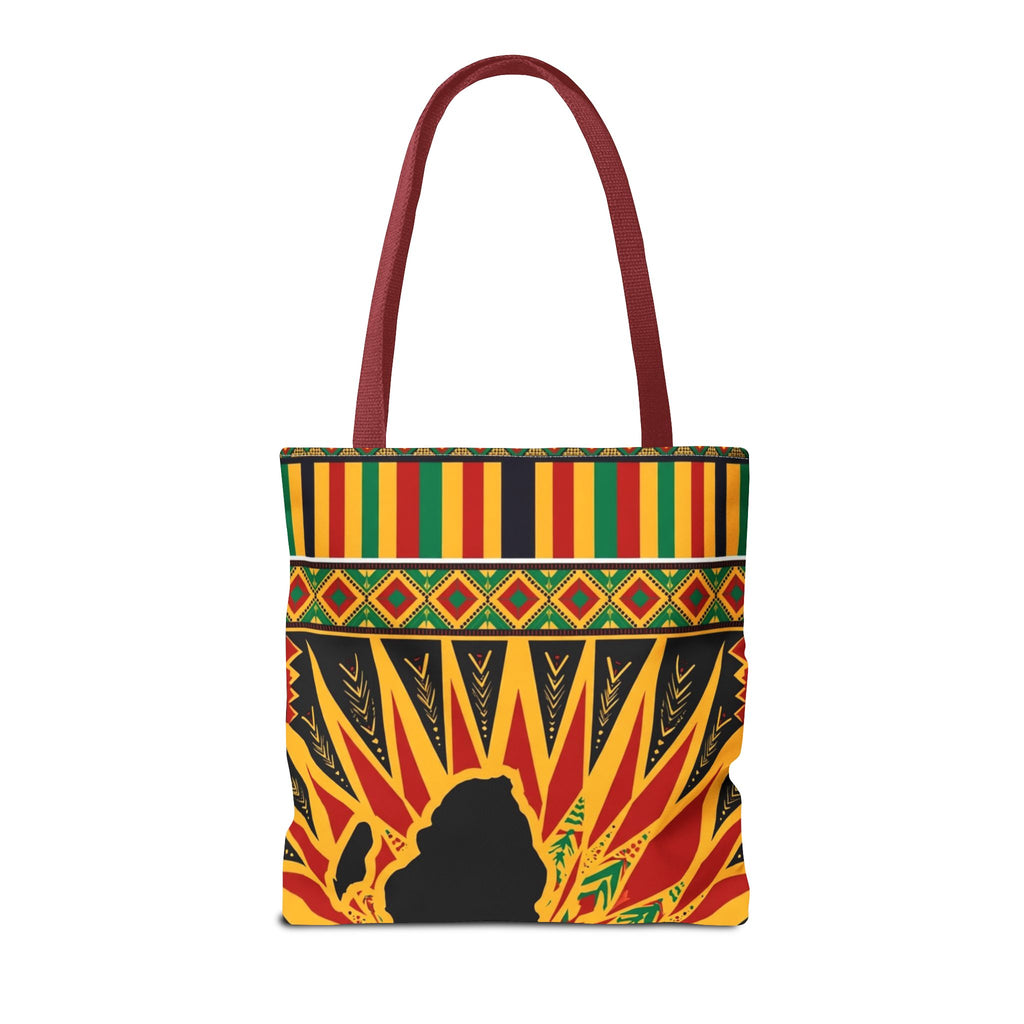 Africa Kente Sunburst Tote Bag