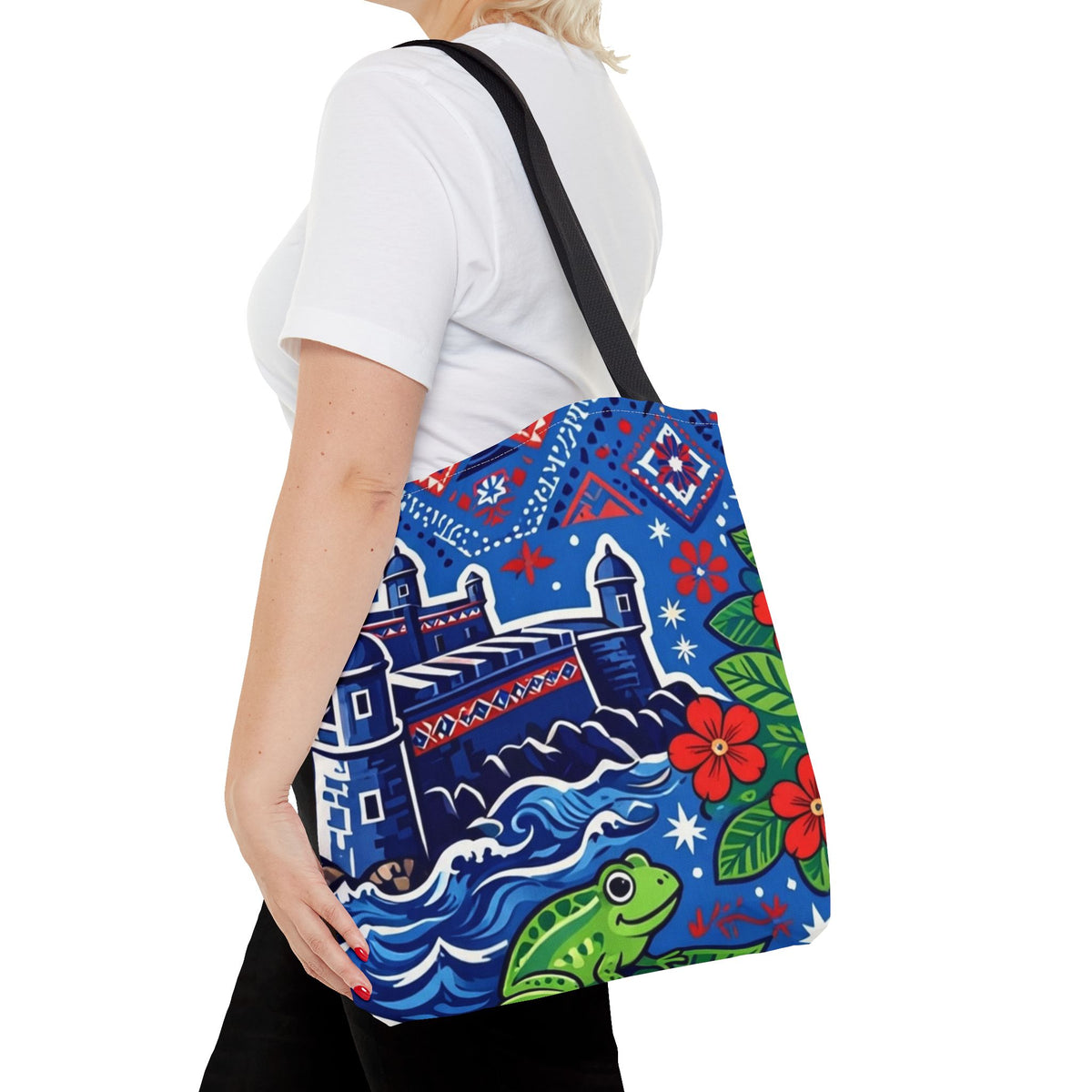 Puerto Rico El Morro & Coquí Tote Bag