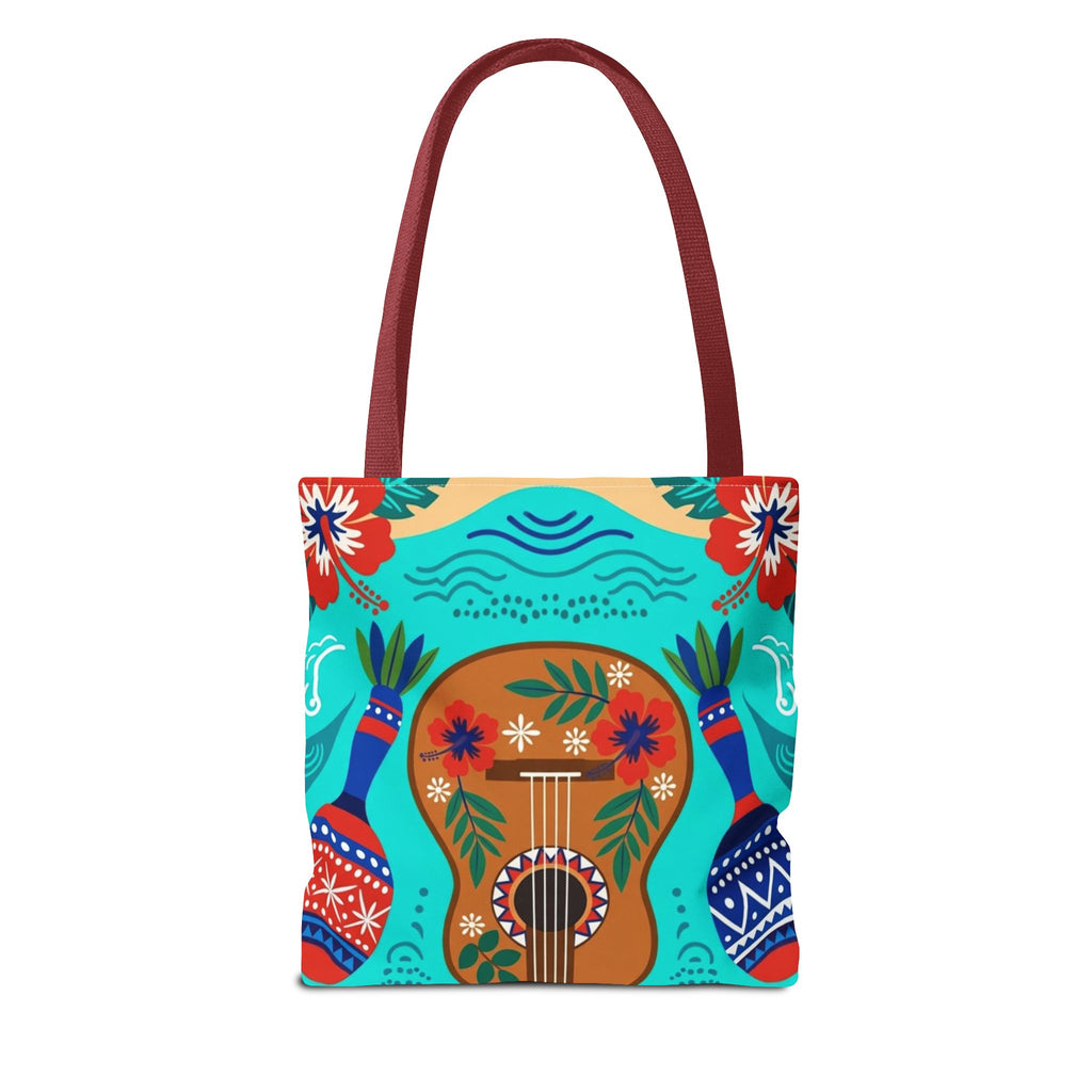 Dominican Republic Guitar & Maracas Tote Bag
