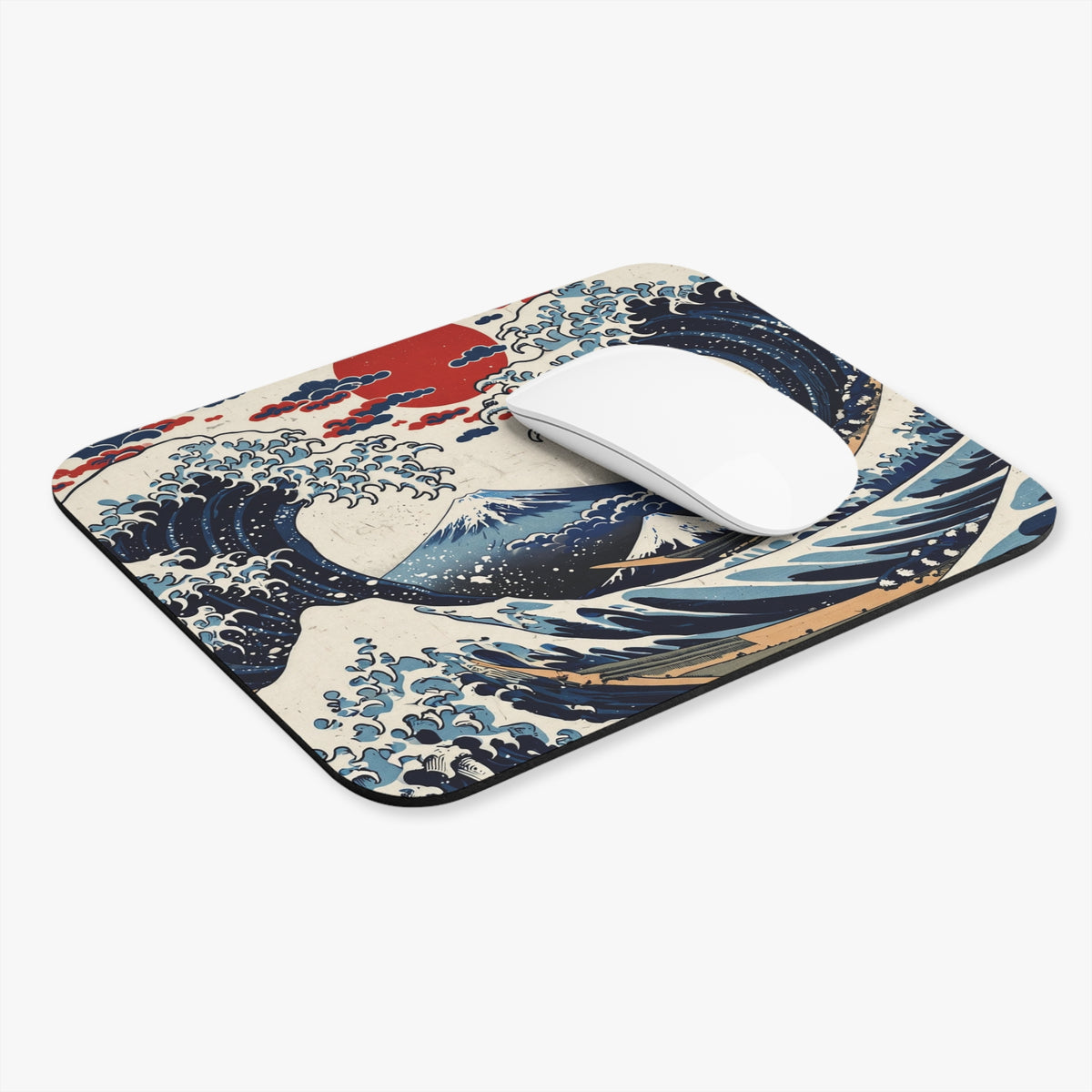 The Great Wave Off Kanagawa Japanese Art Mouse Pad