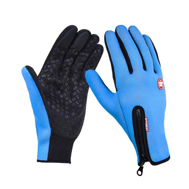 Heated Winter Gloves - Touchscreen, Waterproof, Fleece Lined
