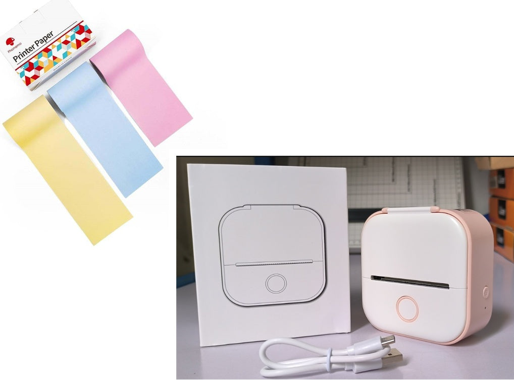 Portable Mini Thermal Label Printer, Bluetooth