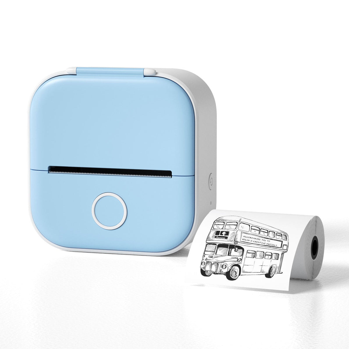 Portable Mini Thermal Label Printer, Bluetooth