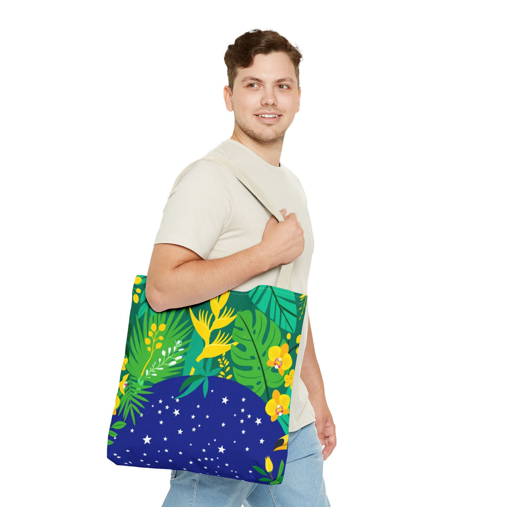 Brazil Tropical Globe Tote Bag