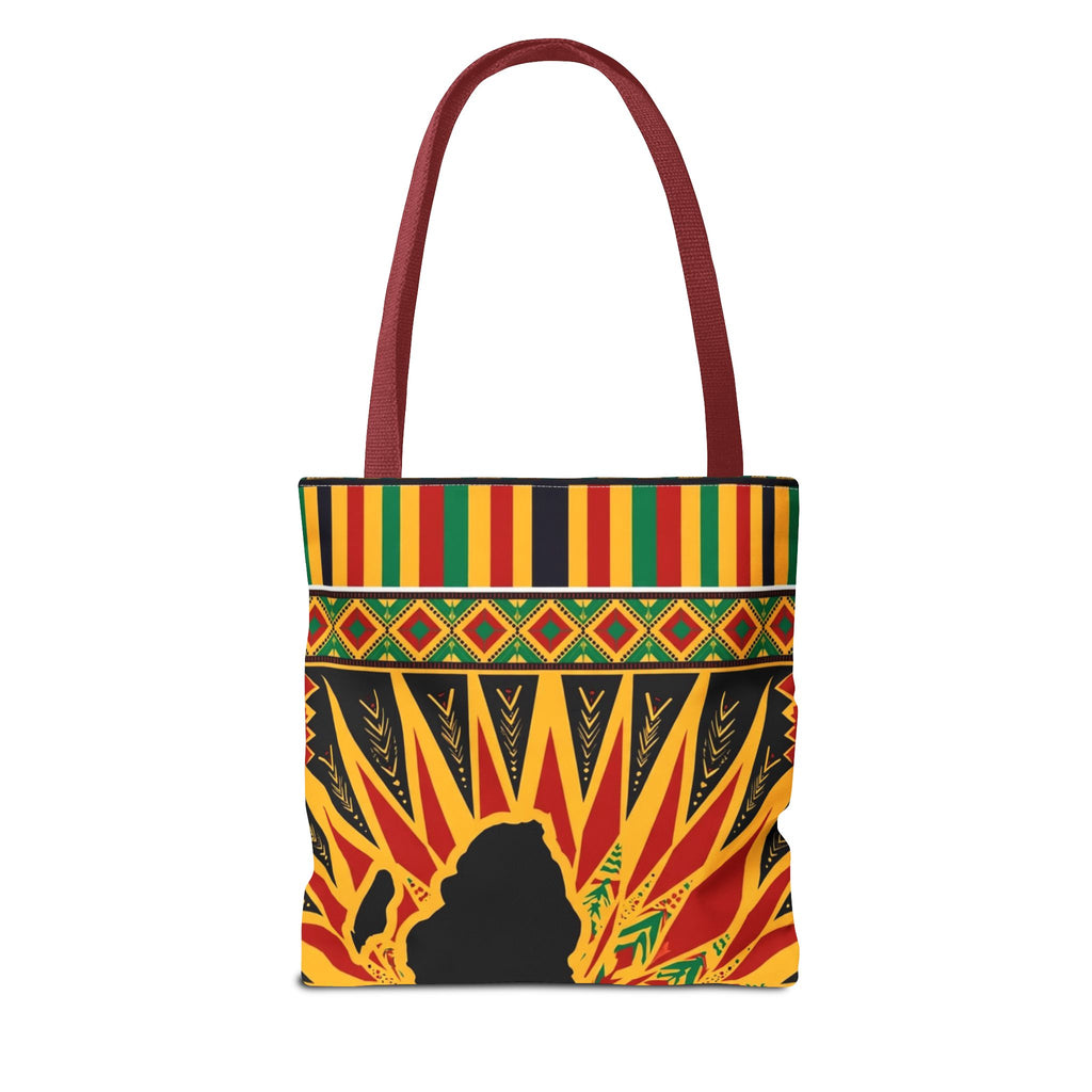 Africa Kente Sunburst Tote Bag