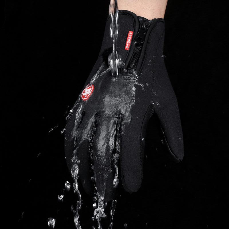 Heated Winter Gloves - Touchscreen, Waterproof, Fleece Lined