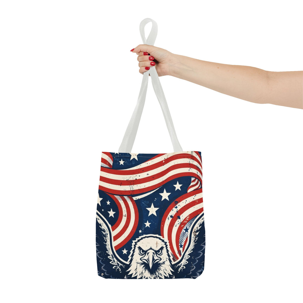 USA Eagle & Flag Tote Bag
