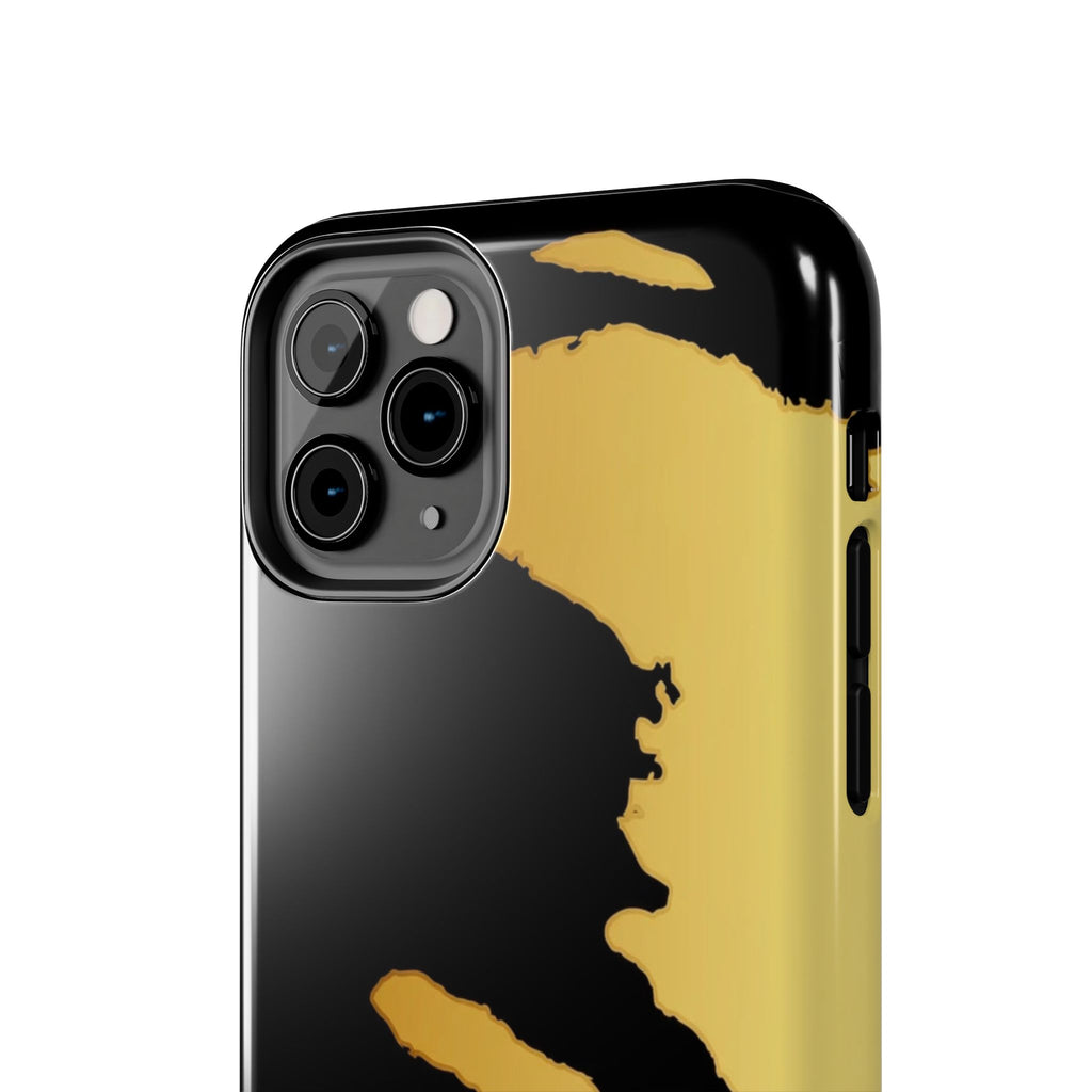 Haiti Gold Map Phone Case